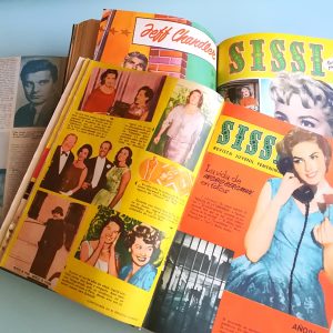 Revista Sissi encuadernada en tres tomos